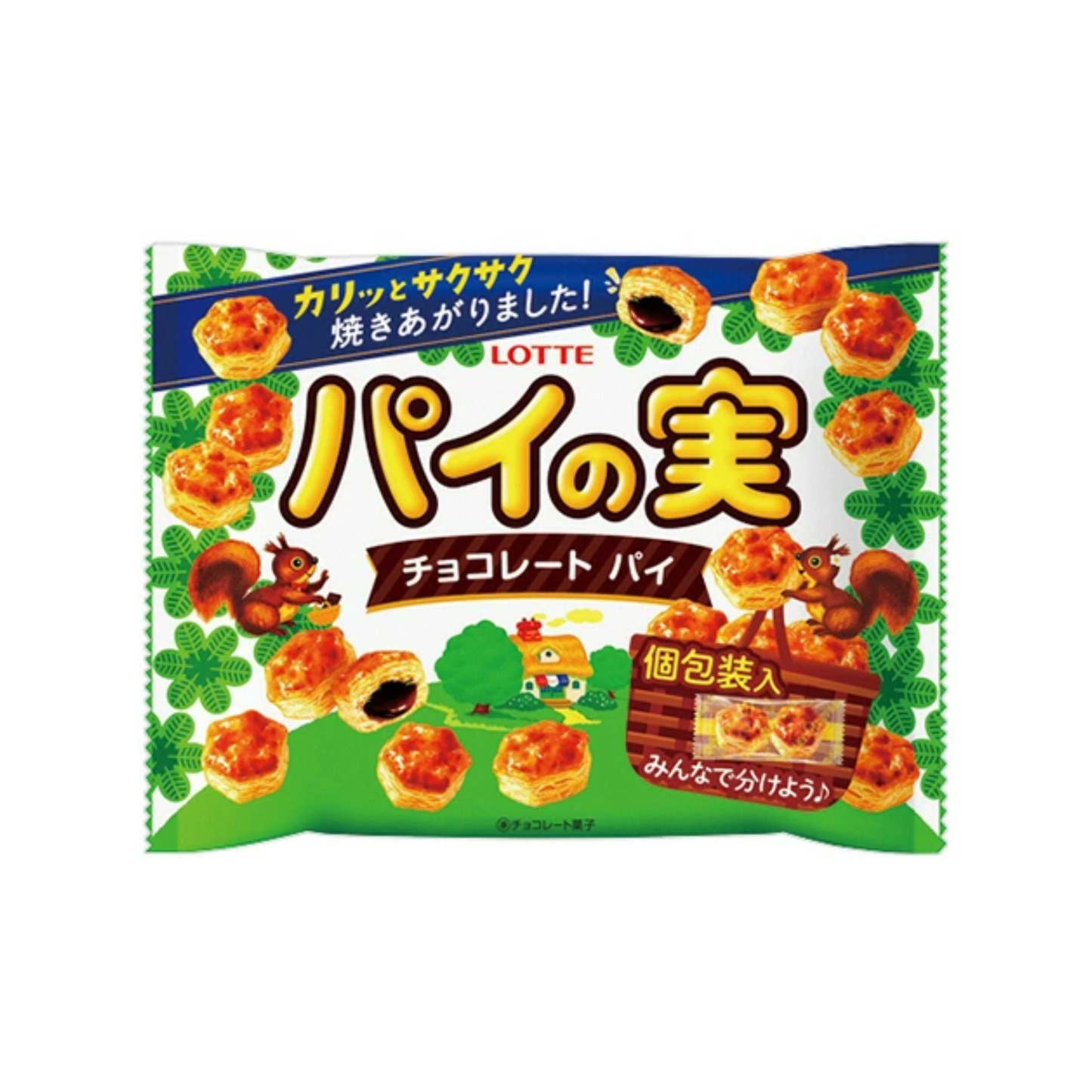 Lotte Pai no Mi (Chocolate Pie) Share Pack 124g