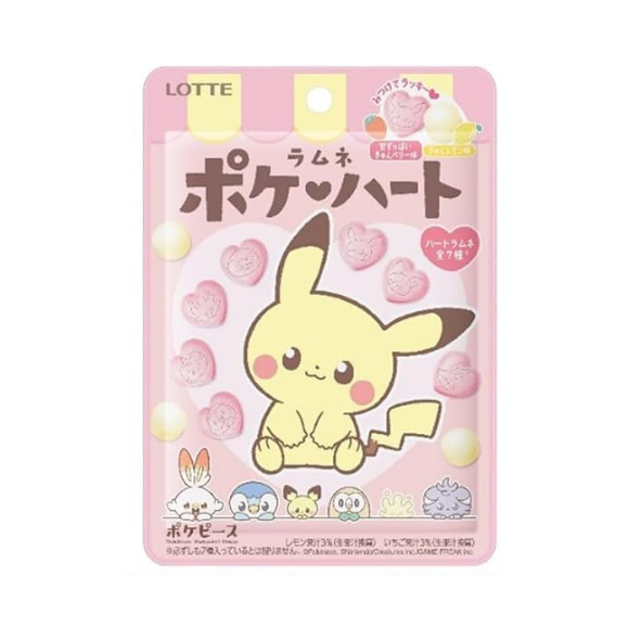 Lotte Poke‑Heart Ramune 40 g