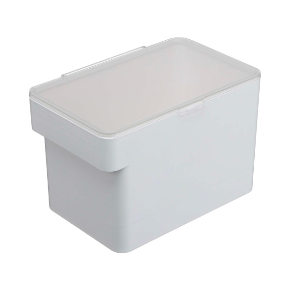 Yamazaki Sealed Sink‑Under Rice Container Tower 5kg with Measuring Cup