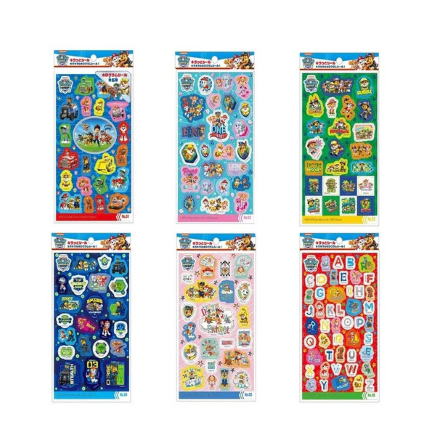 DAISO パウ・パトロール キャラクター キラキラシール