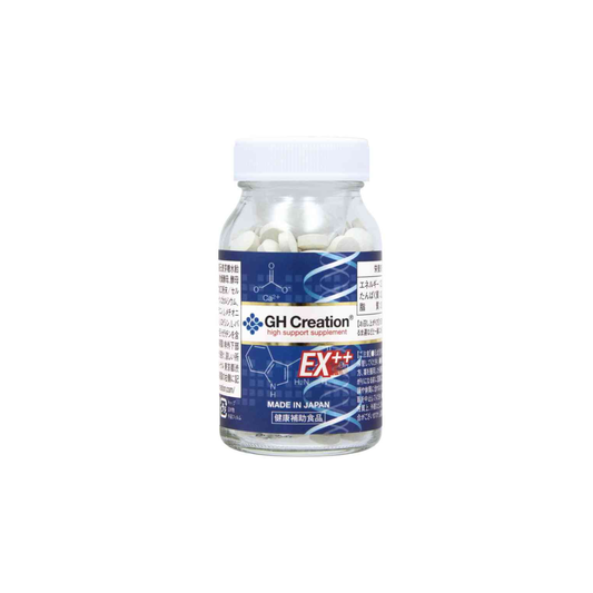 GH Creation EX+ Japanese Nutritional Support Supplement with Collagen, Coral Calcium & α-GPC (270 Tablets)