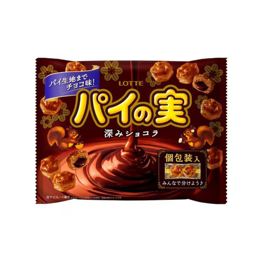 Lotte Pai no Mi (Deep Chocolate Pie) Share Pack 124g