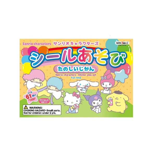 DAISO Sanrio Characters Sticker Play Book “Fun Time”
