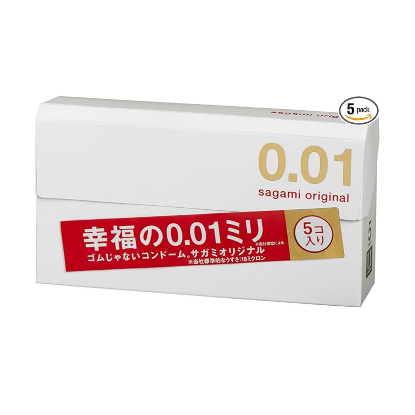 Sagami Original Condom (Kōfuku no 0.01mm) 5 Packs