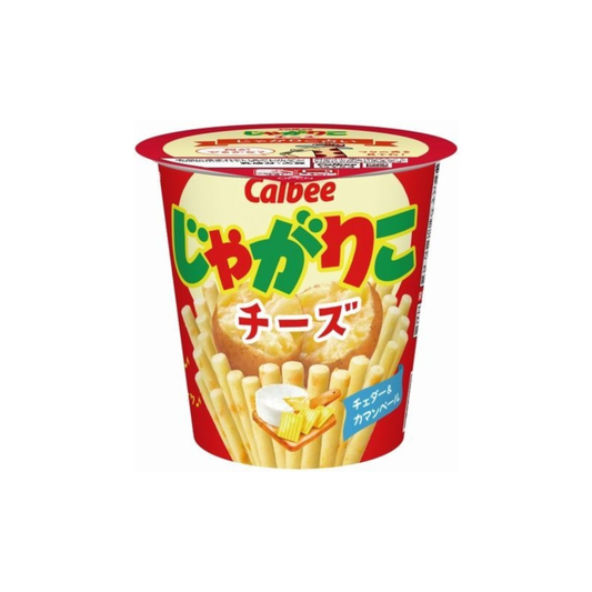 Calbee Jagarico Cheese Japanese Potato Stick Snack (Cheddar Cheese, Cup)
